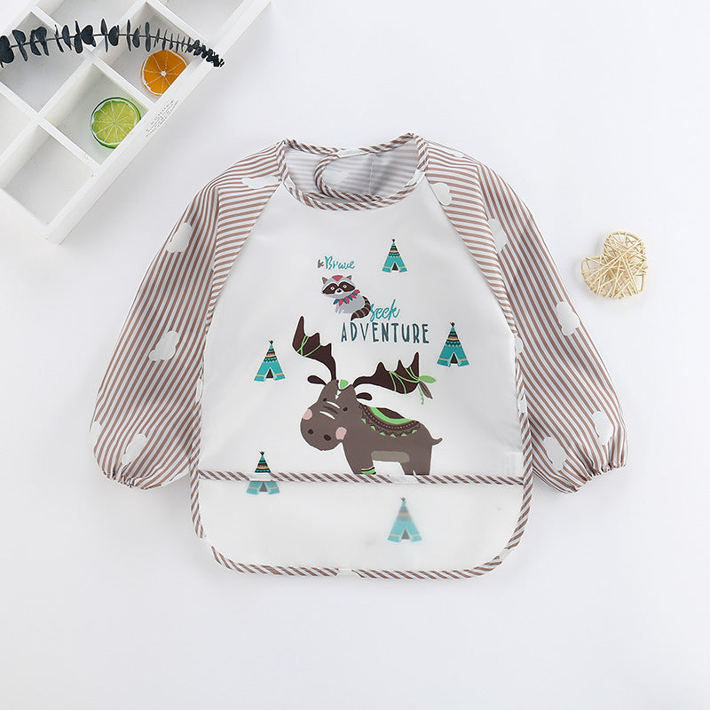 Waterproof Baby Bib with Sleeves