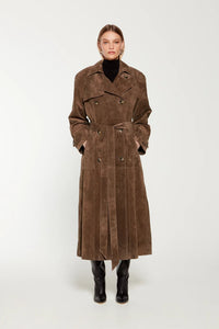 Faux Suede Winterjas voor Dames - Sorina