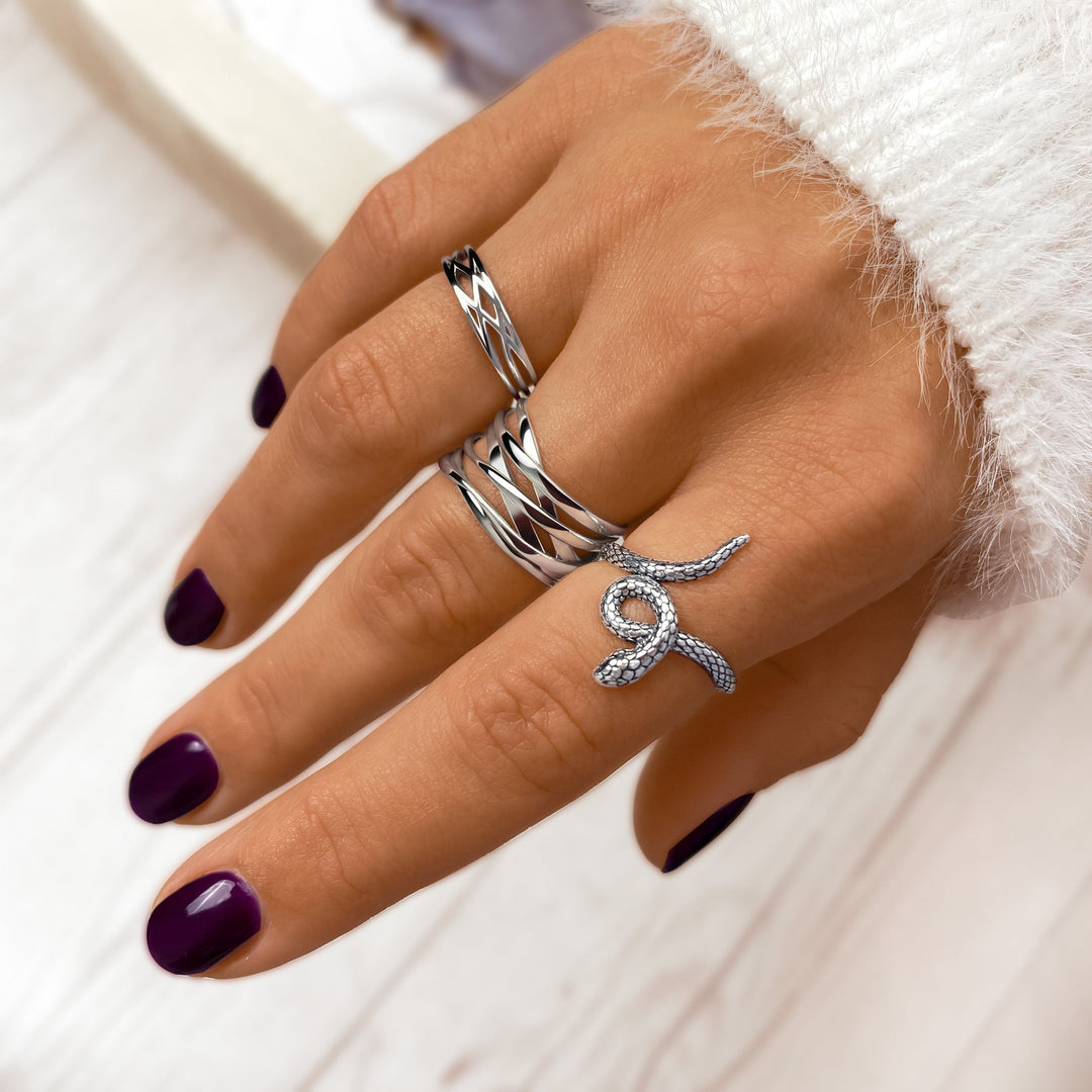 Stylish Branching Ring - Nora
