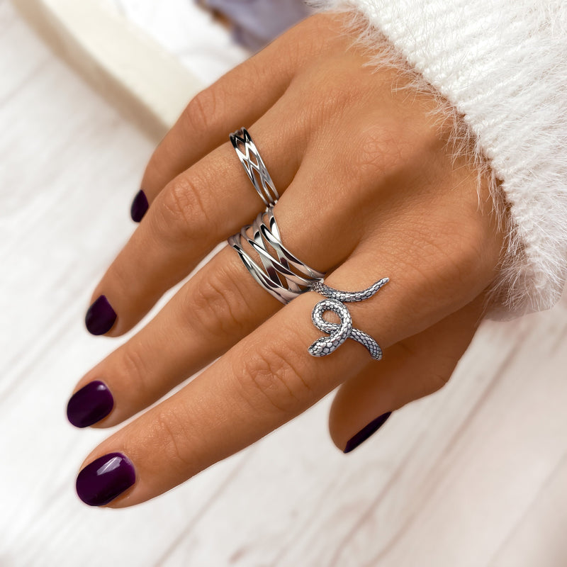 Stylish Branching Ring - Nora