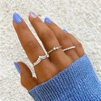 Zirkonia Kroonring - Allegra
