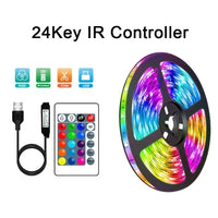 Pasek LED USB z zmianą koloru - oświetlenie RGB do dekoracji pokoju i podświetlenia telewizora
