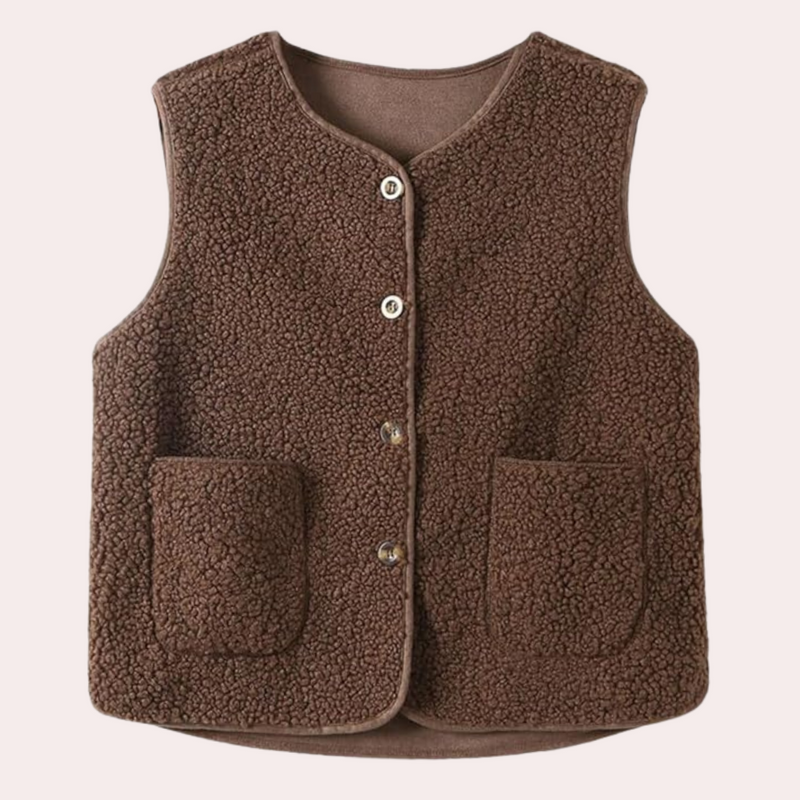 Casual Buttoned Women's Bodywarmer - Noa