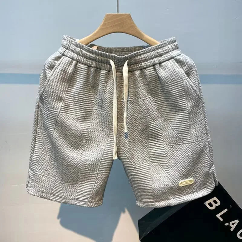 Herringbone Heren Shorts met Ice-Silk Ttechnologie – Milo