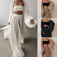 3-Piece Summer Set with Blazer, Pants & Top - Leonie