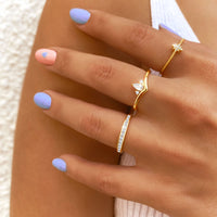 Stijlvolle Zirkonia Ring - Amelia