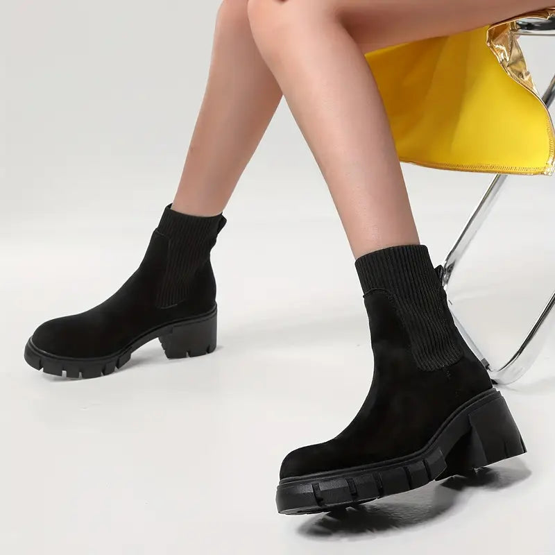 Stijlvolle Suède Winterschoenen voor Dames - Eloise