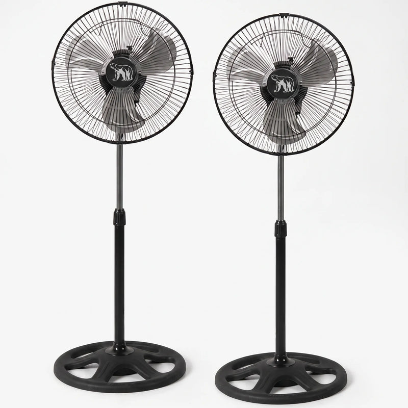 In hoogte verstelbare staande ventilator met 3 snelheden set - Breesia