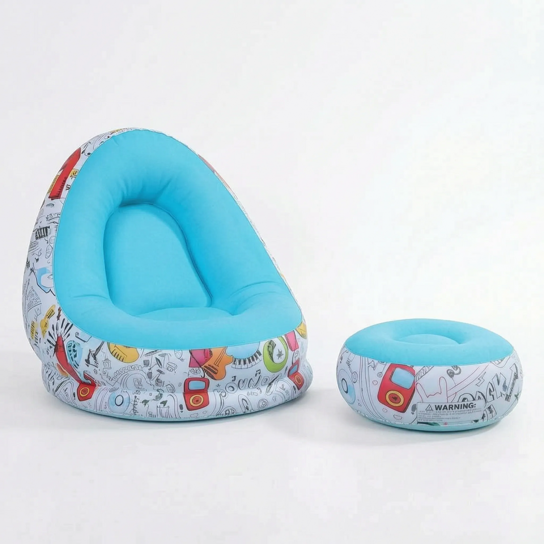 Inflatable Lounge Chair With Footrest - Aerolounge