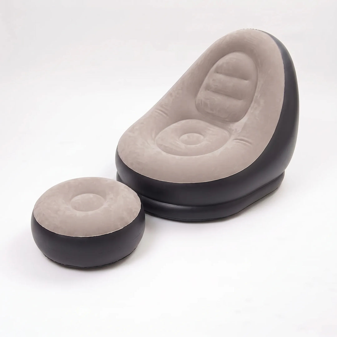 Inflatable Lounge Chair With Footrest - Aerolounge