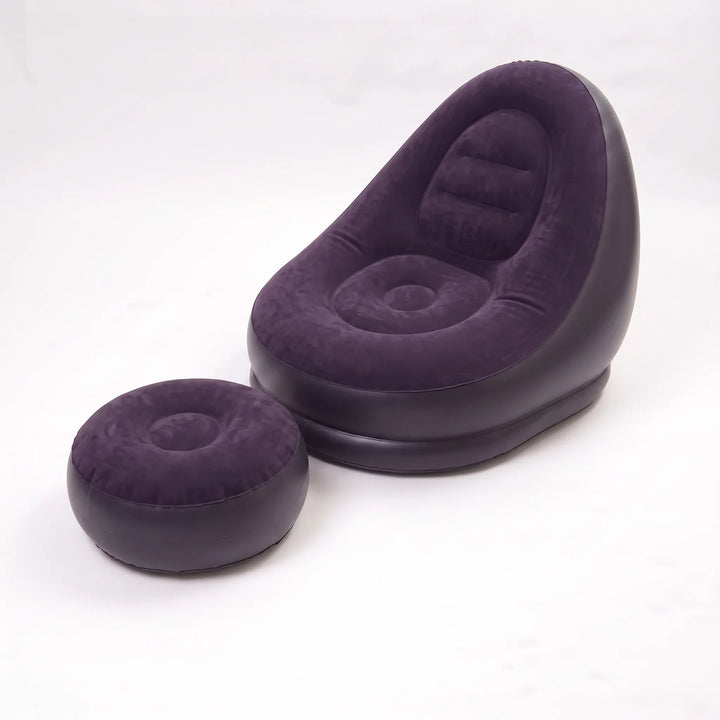 Inflatable Lounge Chair With Footrest - Aerolounge