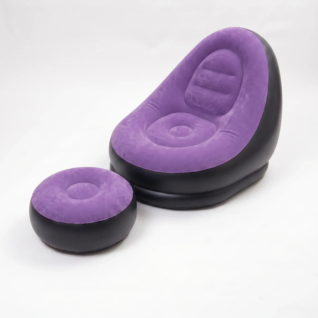 Inflatable Lounge Chair With Footrest - Aerolounge