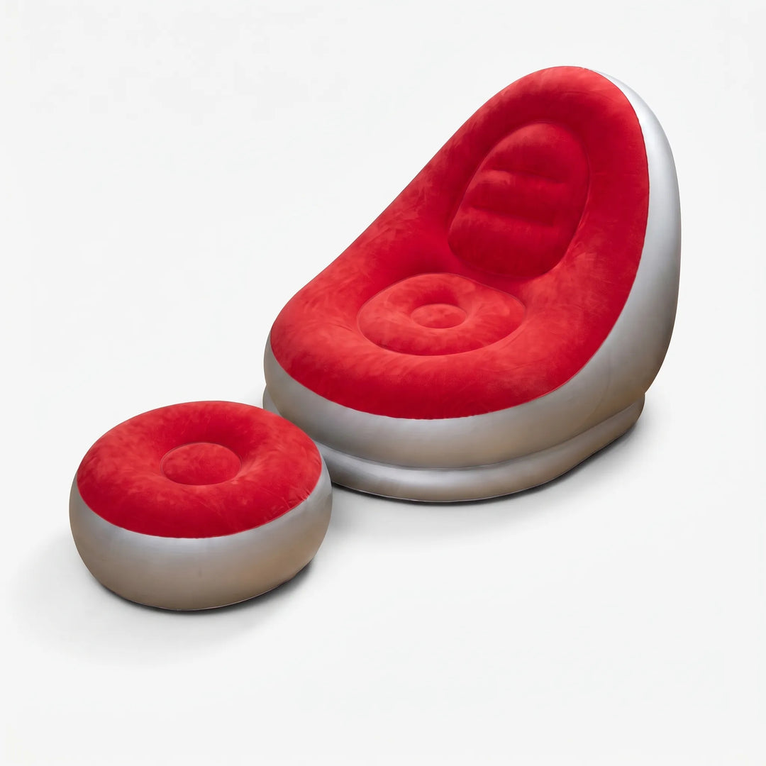 Inflatable Lounge Chair With Footrest - Aerolounge