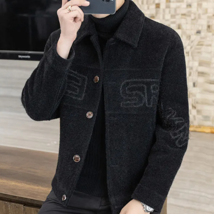 Luxury Men's Coat with Timeless Elegance - Bastien