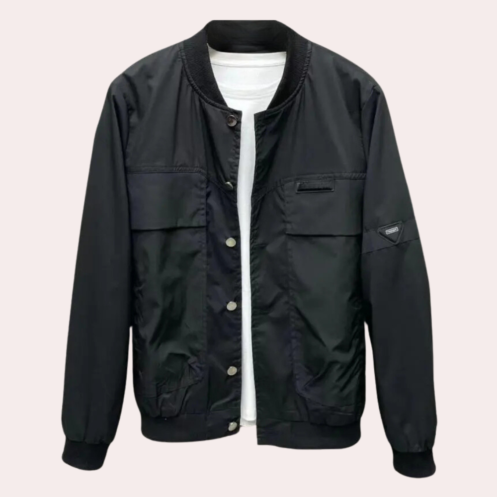 Black Modern Jacket for Men - Elliot