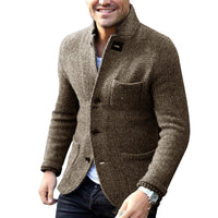 Knitted Men's Cardigan with Buttons - Sven