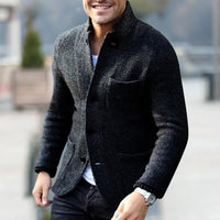 Knitted Men's Cardigan with Buttons - Sven