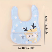 Waterdichte Baby Slabbetjes – Verstelbaar 5 Stuks
