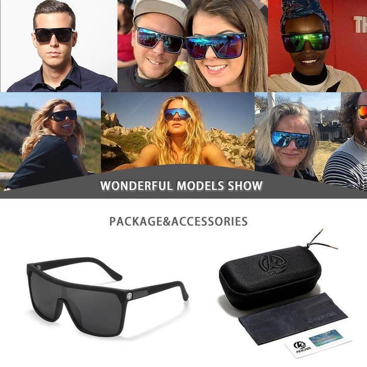 Men's sunglasses with UV protection and flexible frame – Jonas