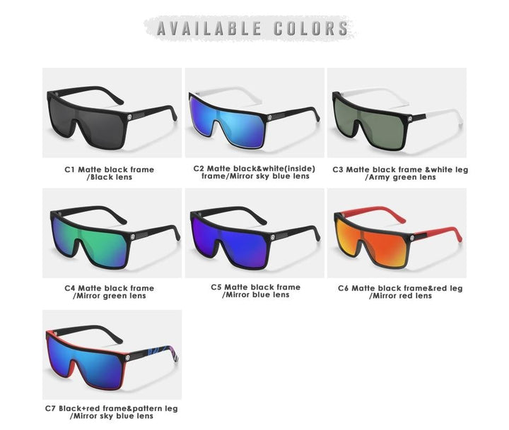 Men's sunglasses with UV protection and flexible frame – Jonas