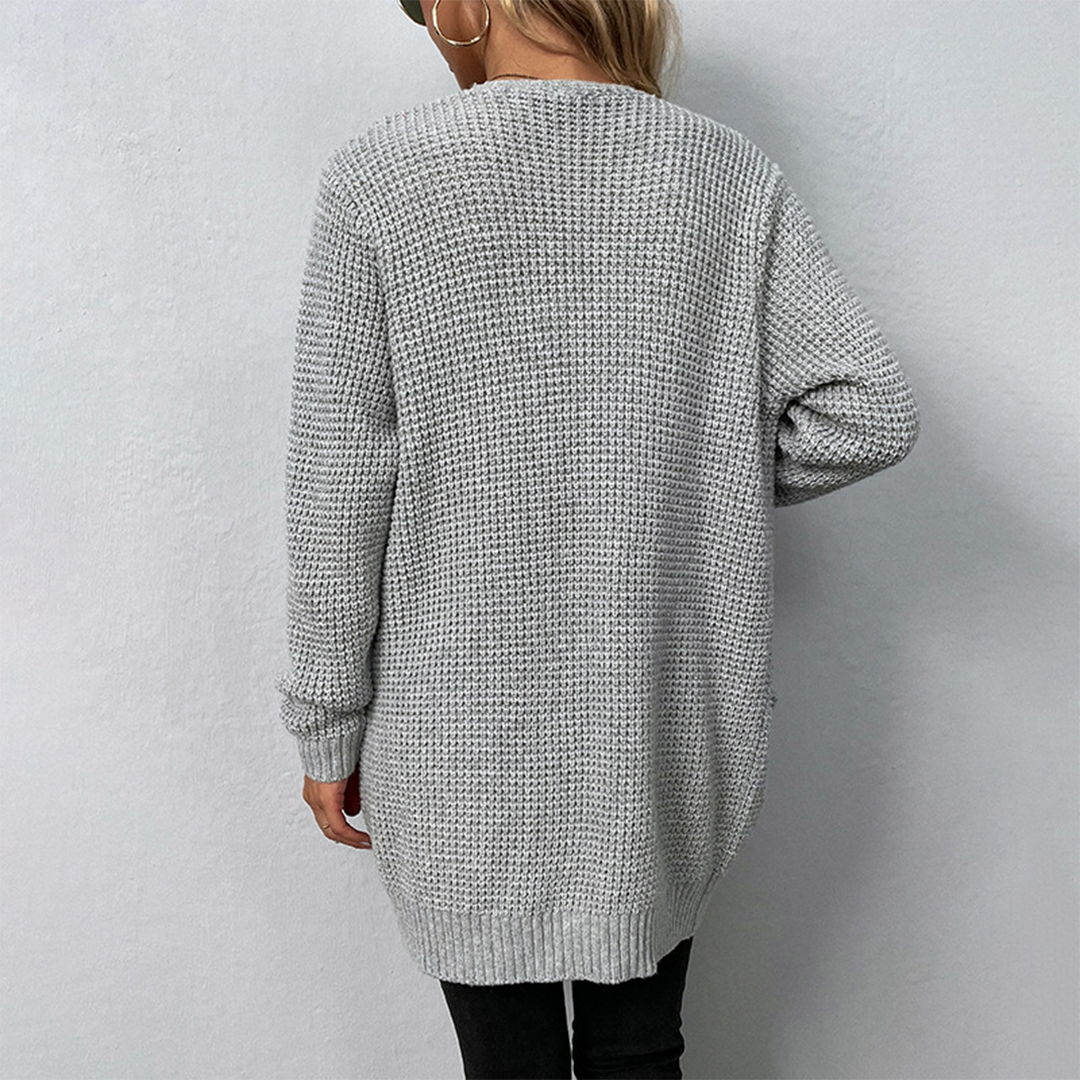 Gebreid Dames Vest met Zakken – Maelis