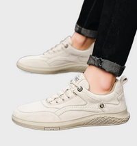 Luksusowe skórzane sneakersy z sznurowaniem - Victor