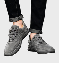 Luksusowe skórzane sneakersy z sznurowaniem - Victor
