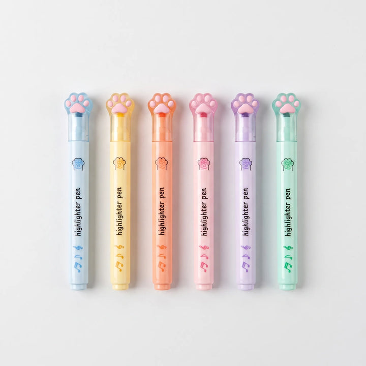 Kattenpootjes Pastel Markeerstift Set - Pawsima