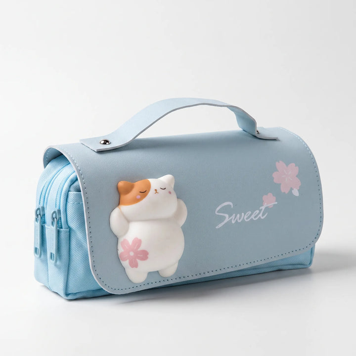 Kawaii Etui Met Dubbele Rits - Fidgetfold