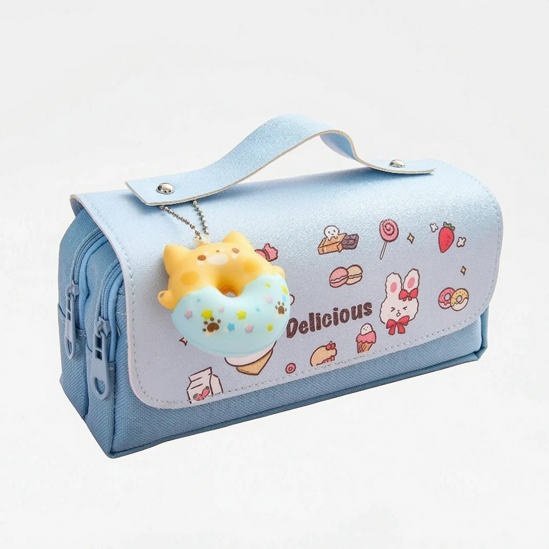 Kawaii Etui Met Dubbele Rits - Fidgetfold