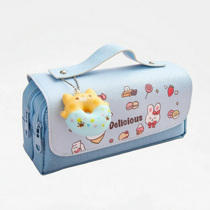 Kawaii Etui Met Dubbele Rits - Fidgetfold