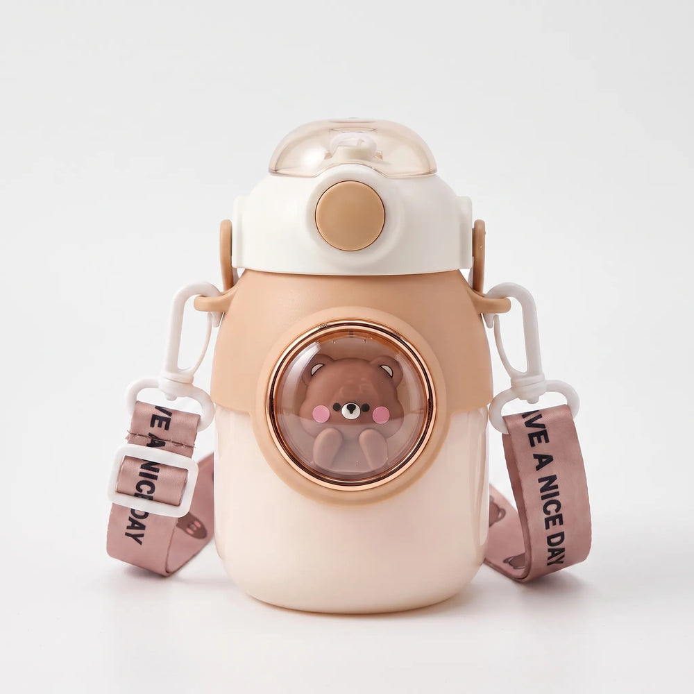 Kinderdrinkfles Met Cartoonfiguur - Bubblio