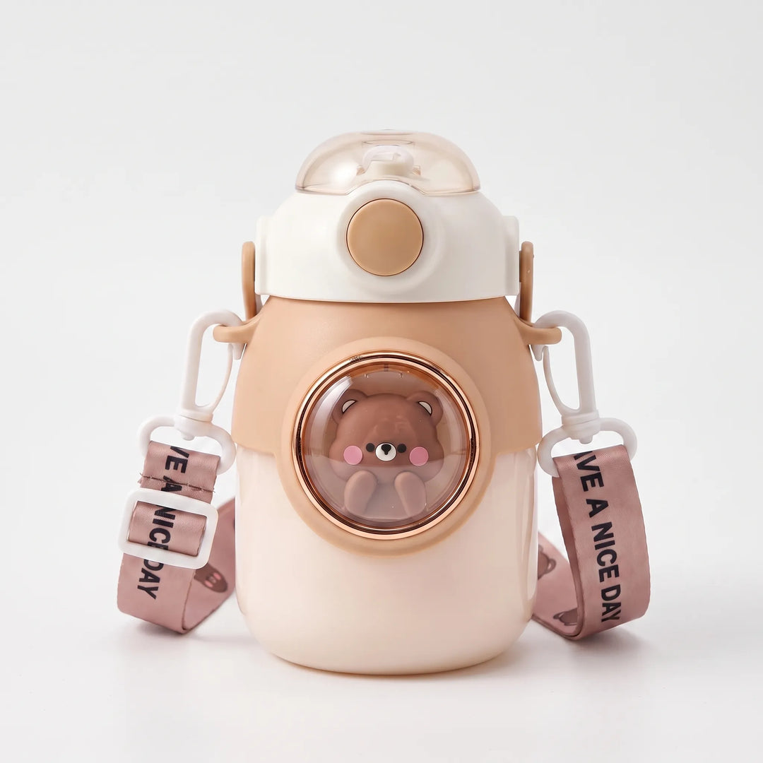 Kinderdrinkfles Met Cartoonfiguur - Bubblio