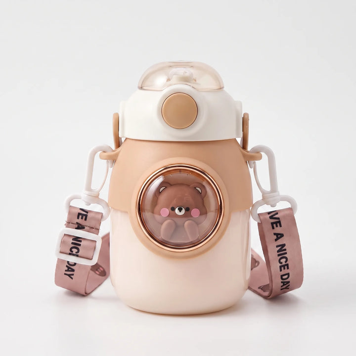 Kinderdrinkfles Met Cartoonfiguur - Bubblio