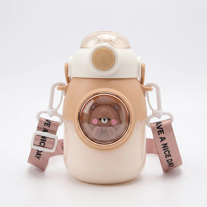 Kinderdrinkfles Met Cartoonfiguur - Bubblio