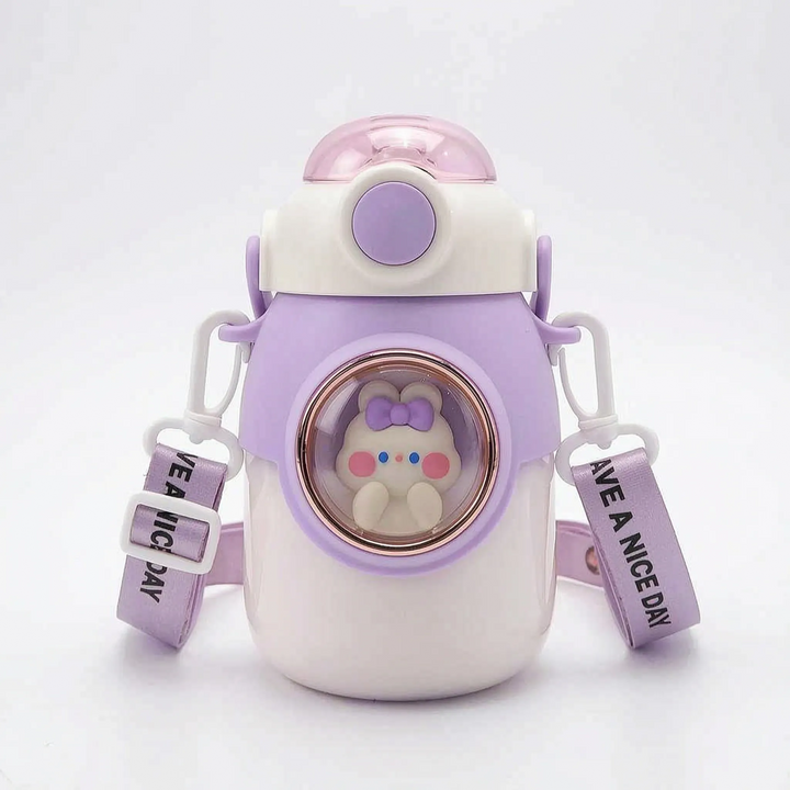 Kinderdrinkfles Met Cartoonfiguur - Bubblio