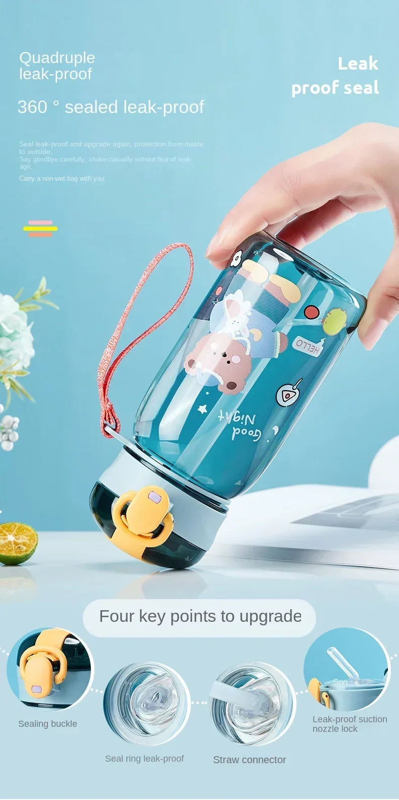 Kinderdrinkfles Met Rietje - Gulpzy