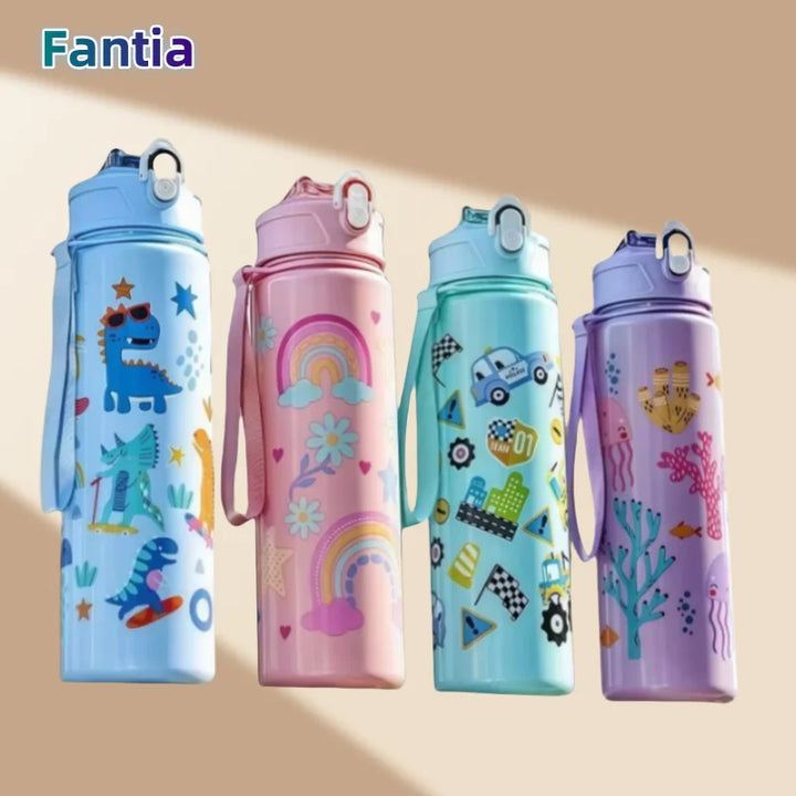 Kinderdrinkfles Met Vrolijke Print - Sipify