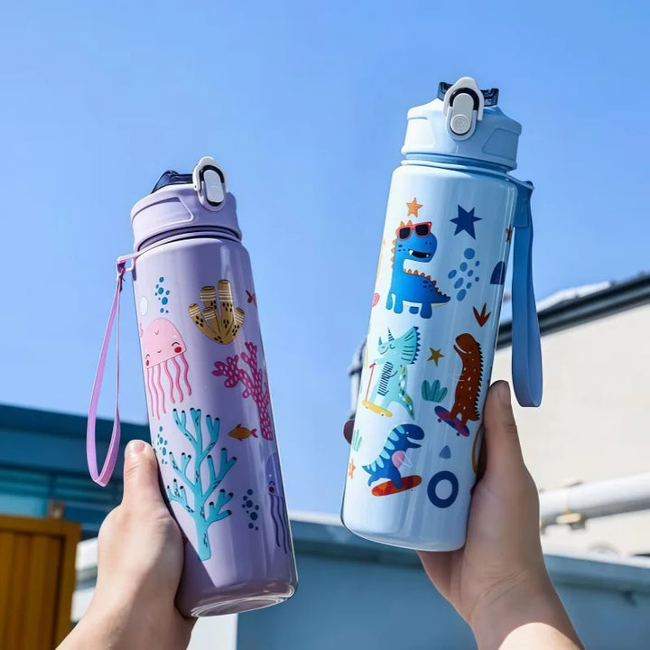 Kinderdrinkfles Met Vrolijke Print - Sipify