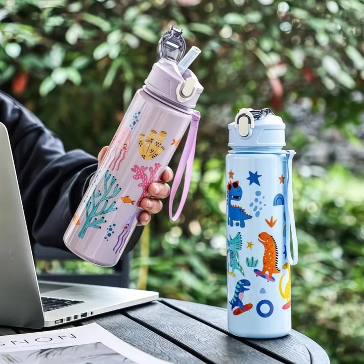 Kinderdrinkfles Met Vrolijke Print - Sipify