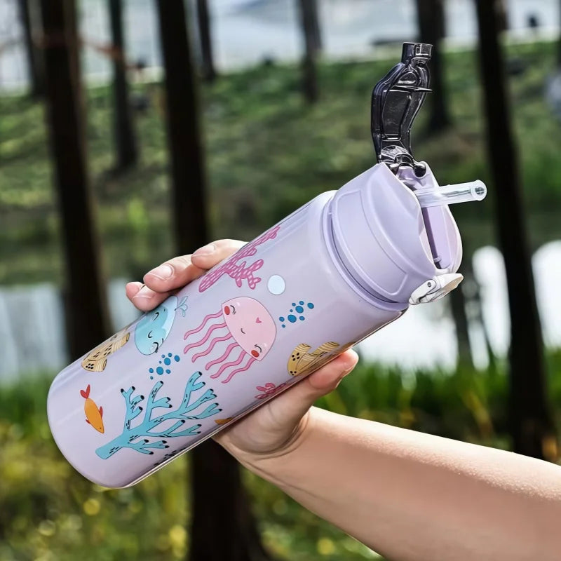 Kinderdrinkfles Met Vrolijke Print - Sipify