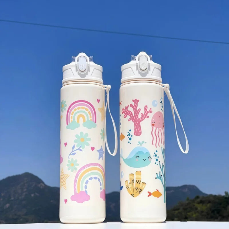 Kinderdrinkfles Met Vrolijke Print - Sipify