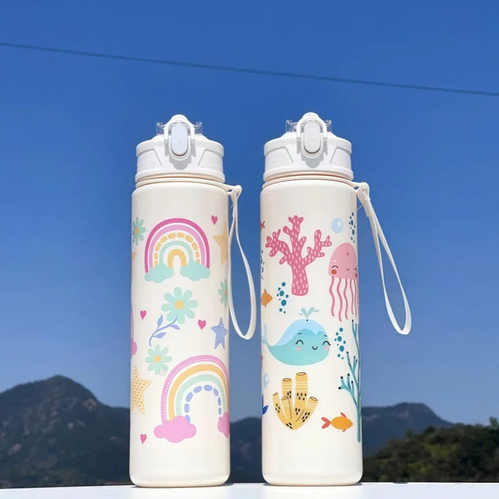 Kinderdrinkfles Met Vrolijke Print - Sipify