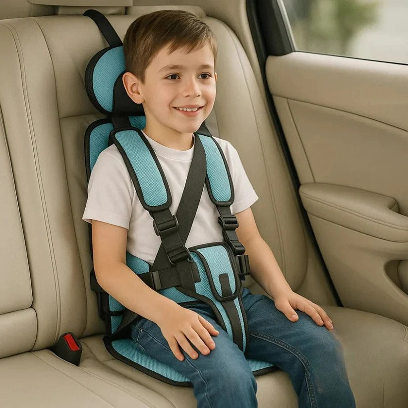 Foldable Kids Travel Seat with Harness - Quick Setup On the Go 17