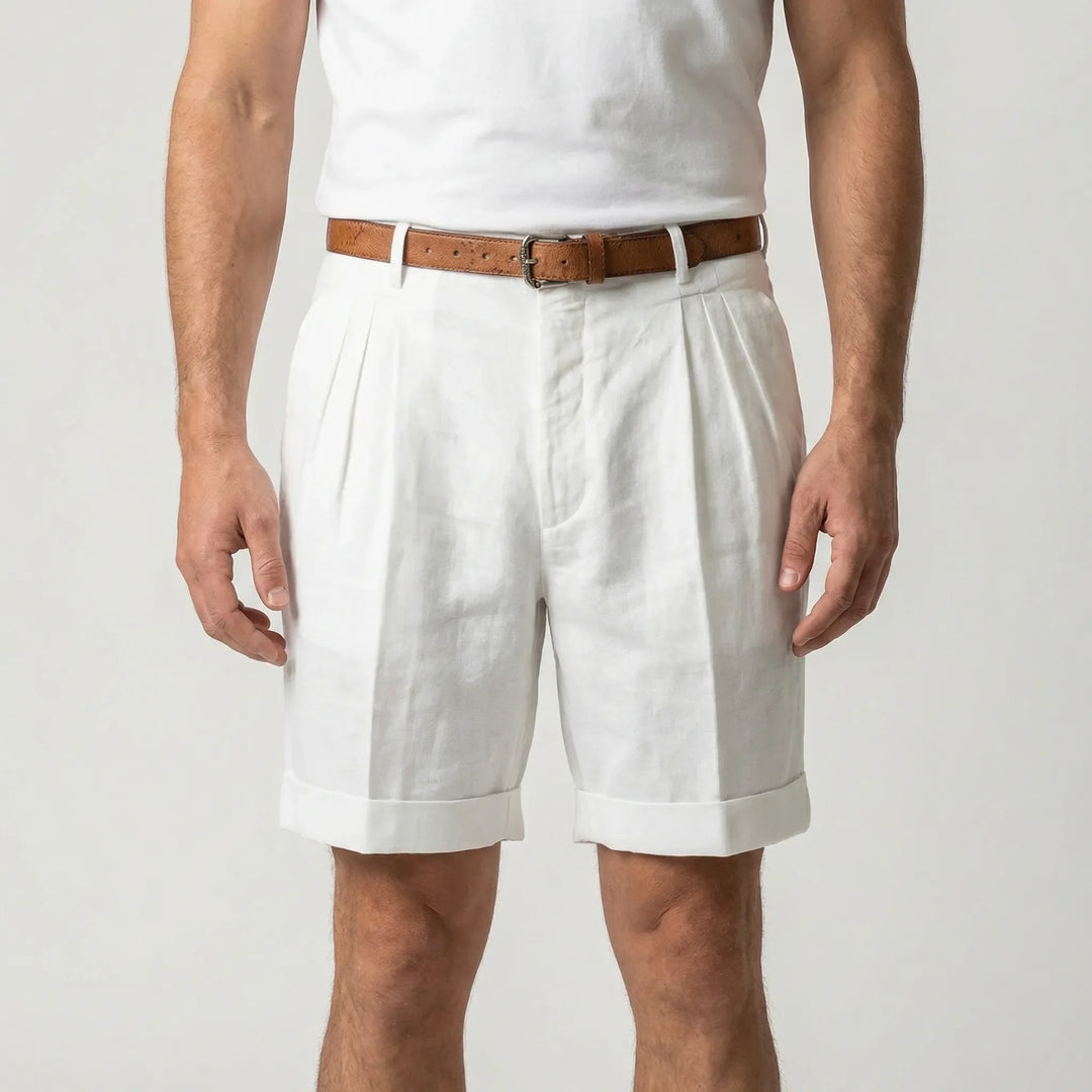 Klassische Herrenshorts Mit Bundfalten - Erick