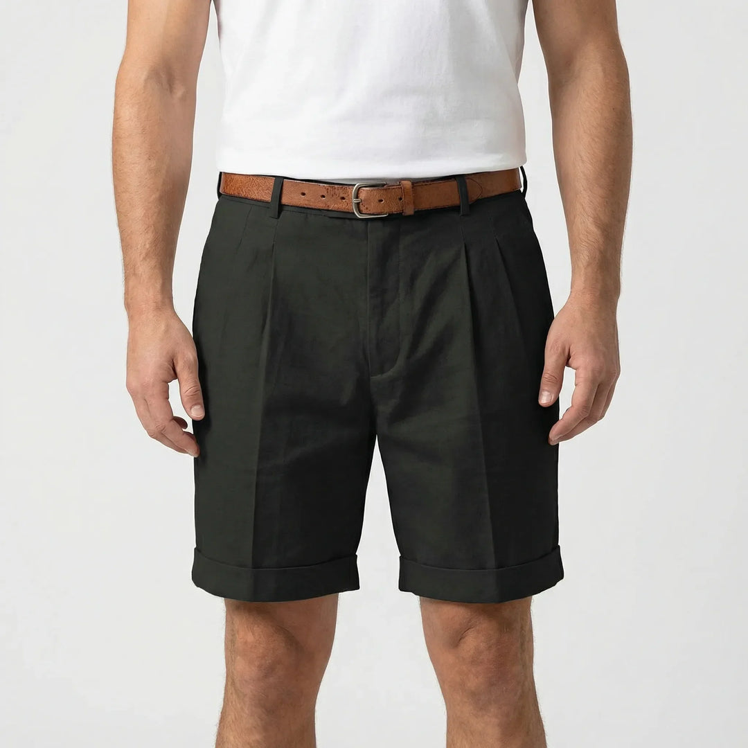Klassische Herrenshorts Mit Bundfalten - Erick