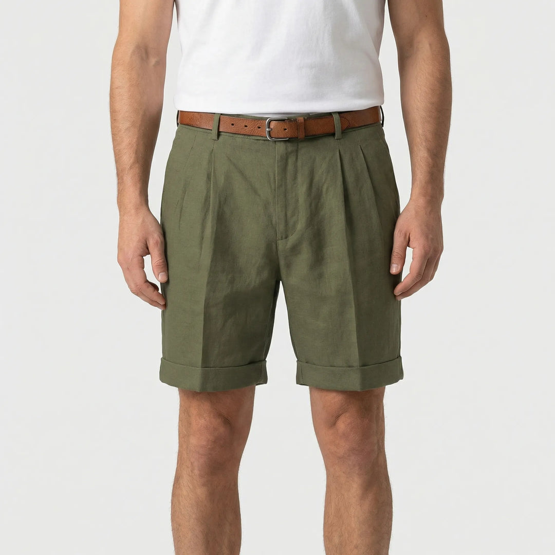 Klassische Herrenshorts Mit Bundfalten - Erick