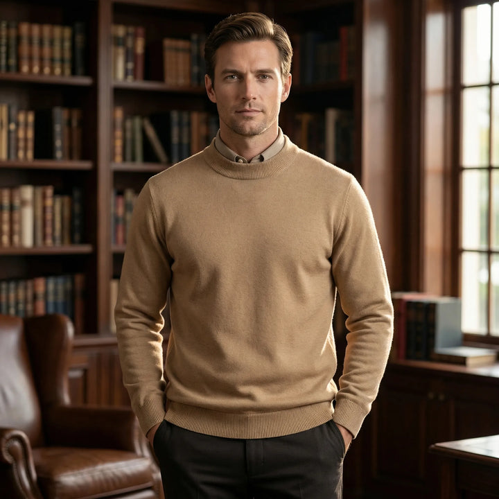 Klassischer Herrenpullover Mit Rundhalsausschnitt - Randolph
