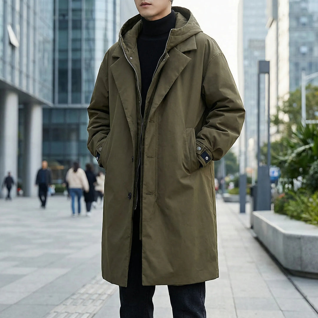 Klassischer Parka-Trenchcoat Für Herren - Armando
