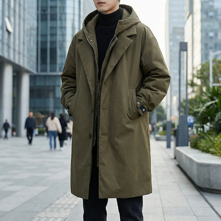 Klassischer Parka-Trenchcoat Für Herren - Armando